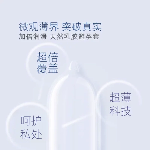 名流之夜水多多玻尿酸避孕套超薄裸入安全套男女用正品 1
