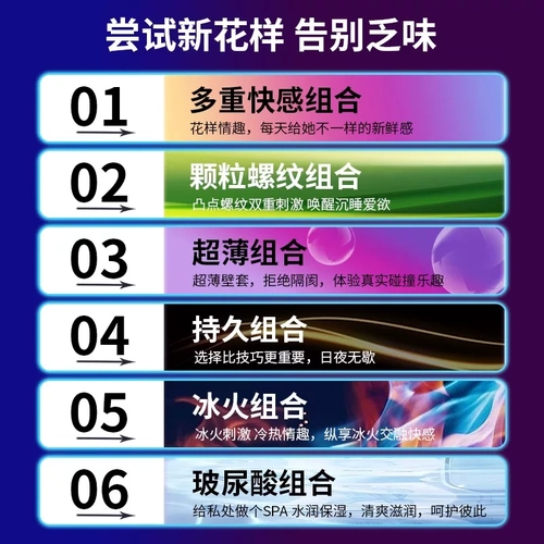 正品名流超薄裸入持久避孕套正品男用螺纹带刺大颗粒安全套 2