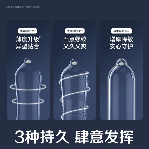 双重持久|杜蕾斯战甲持久避孕套延时安全套超薄囤货装 1