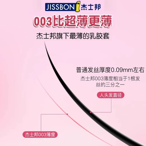 003高潮玻尿酸丨杰士邦避孕套女人tt安全超薄正品byt囤货装 3
