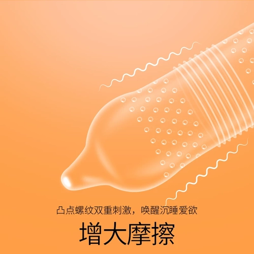 【顺手买】杜蕾斯凸点螺纹情趣颗粒玻尿酸男用避孕套正品安全套 1