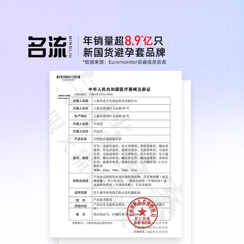 名流之夜水多多玻尿酸避孕套超薄安全套男女用正品byt 3
