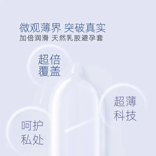 名流之夜水多多玻尿酸避孕套超薄安全套男女用正品byt 4