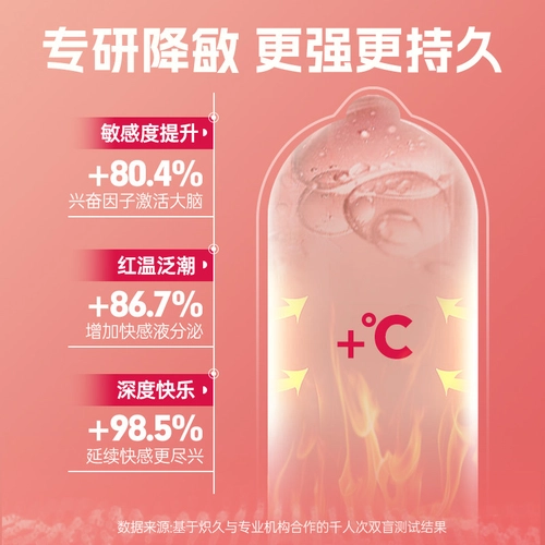 【物理延时】炽久避孕套旗舰正品男用持久降敏高潮安全套情趣 3