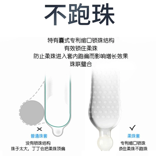 入珠避孕套易高潮狼牙棒大颗粒刺激阴蒂情趣增粗硬延时安全套性兽 3