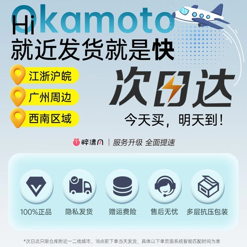 冈本超薄避孕套正品安全套tt001男士专用超润滑套子byt 3