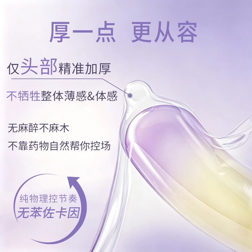 【新一代003】UBR高延伸聚氨酯避孕套物理延时如肤套男持久防敏感 3