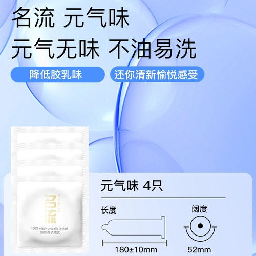 名流避孕套超薄裸入003玻尿酸润滑安全套情趣byt水润颗粒男女正品 1