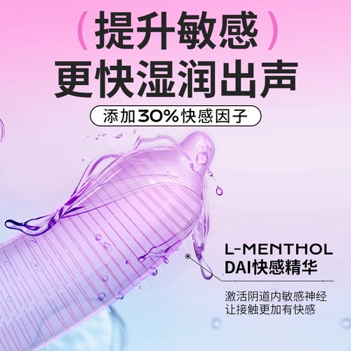 螺纹避孕套安全超薄刺激阴蒂变态性冷淡专用女人激情带刺大颗粒tt 1