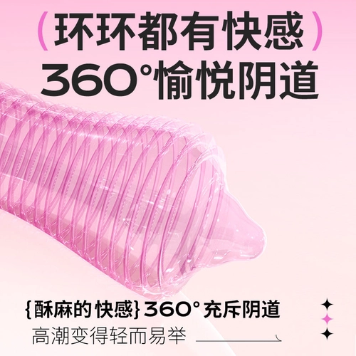 螺纹避孕套安全超薄刺激阴蒂变态性冷淡专用女人激情带刺大颗粒tt 2