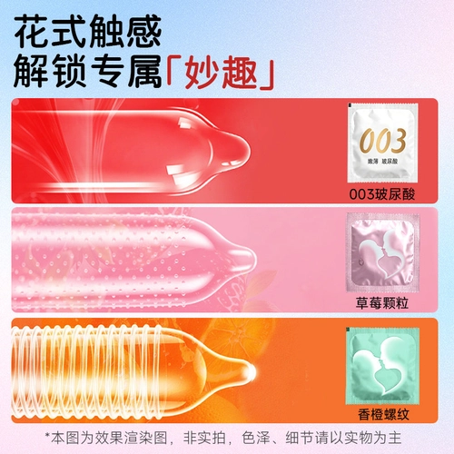 诺丝避孕套大颗粒超薄情趣凸点螺纹正品持久安全套 3