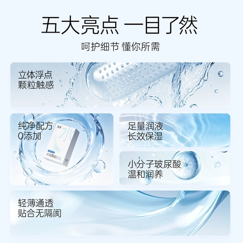 指茉【水润颗粒指套】情趣玻尿酸医用手指套成人女用避孕套拉拉le 3