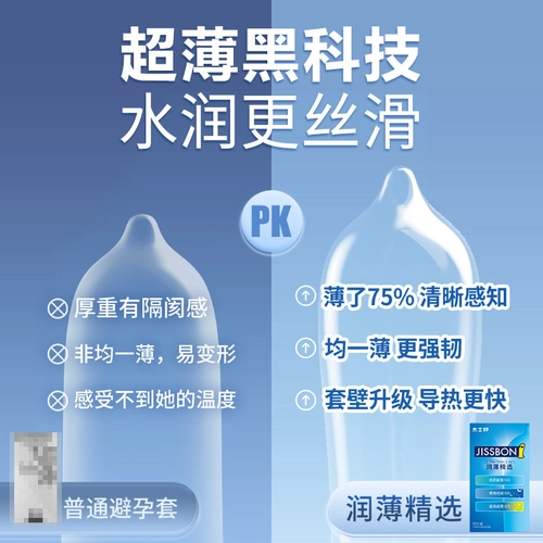 杰士邦避孕套超薄裸入持久装男用安全套正品颗粒囤货装bytt 3