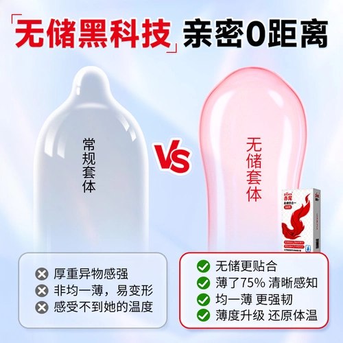 赤尾超薄避孕套铂金无储003玻尿酸男用正品安全001持久延时 3