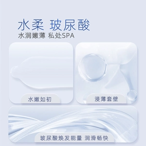 【vbzk.cn避孕套38】：名流003玻尿酸避孕套超薄裸入润滑安全套女用套套正品2