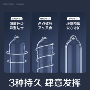 【vbzk.cn避孕套17】：杜蕾斯避孕套战甲延时三合一12只持久安全套套情趣螺纹凸点成人tt2